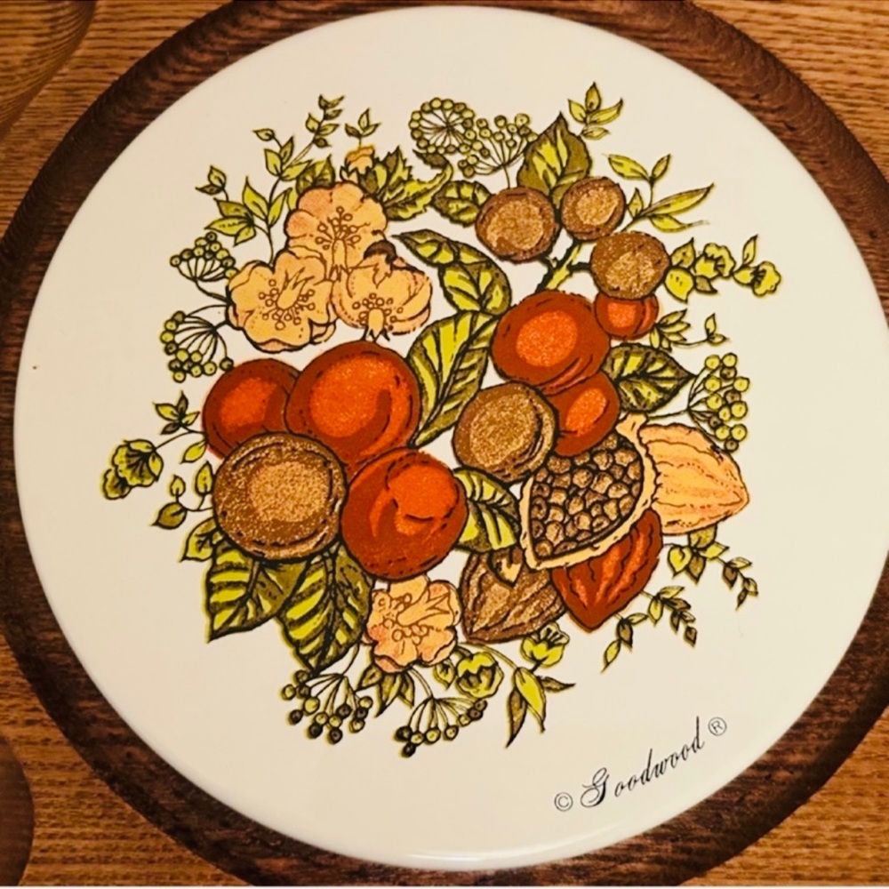 Vintage 1970's Goodwood~Spice of Life Cheese & Charcuterie Board - Picture 6 of 9